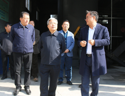 省人大常委会副主任张新起参观我公司示范项目