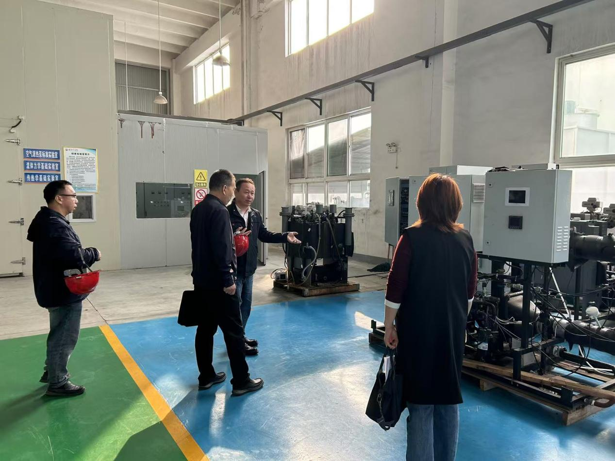 潍坊市现代产业学院建设检查小组到山东禄禧新能源科技有限公司交流考察